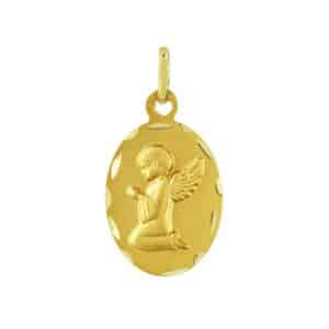 Médaille Ange or 18k
